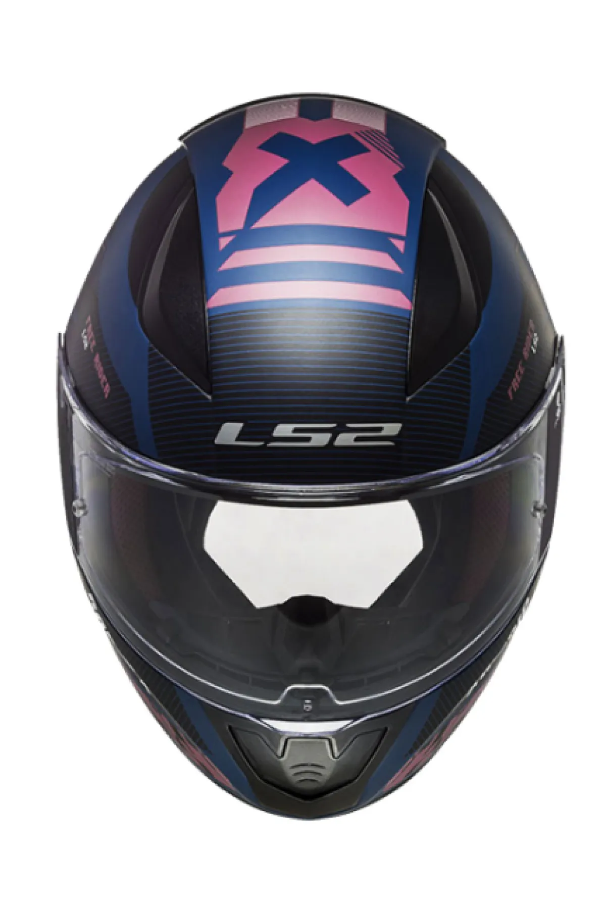 LS2 RAPID XTREET MAT MAVİ-MOR KASK